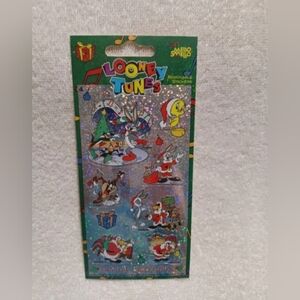 Vintage Looney tunes christmas removable stickers # 4